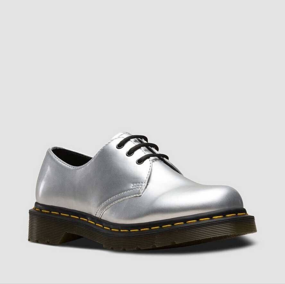 Dr. Martens 1461 silver lazer shoe